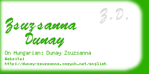 zsuzsanna dunay business card